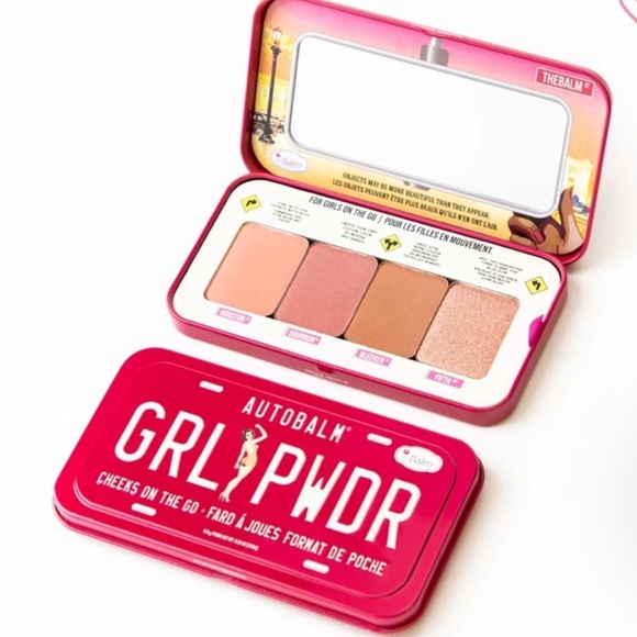 THEBALM COSMETICS AUTOBALM GRL PWDR! Cheeks On the Go! Blush & Highlight PALLET - Picture 8 of 16
